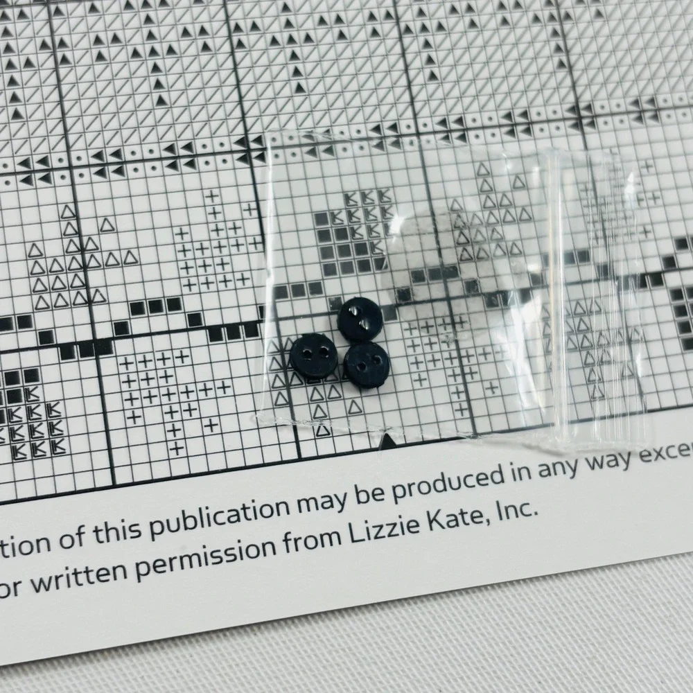 Lizzie Kate 4 Seasons Cross Stitch Patterns & Charms Spring Summer Autumn Winter